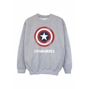Captain America Boys Shield Sweatshirt / Sports Grey